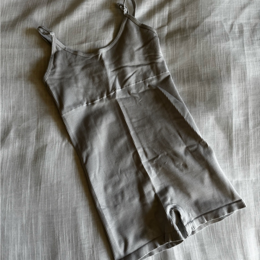 White Ribbed Sleeveless Top